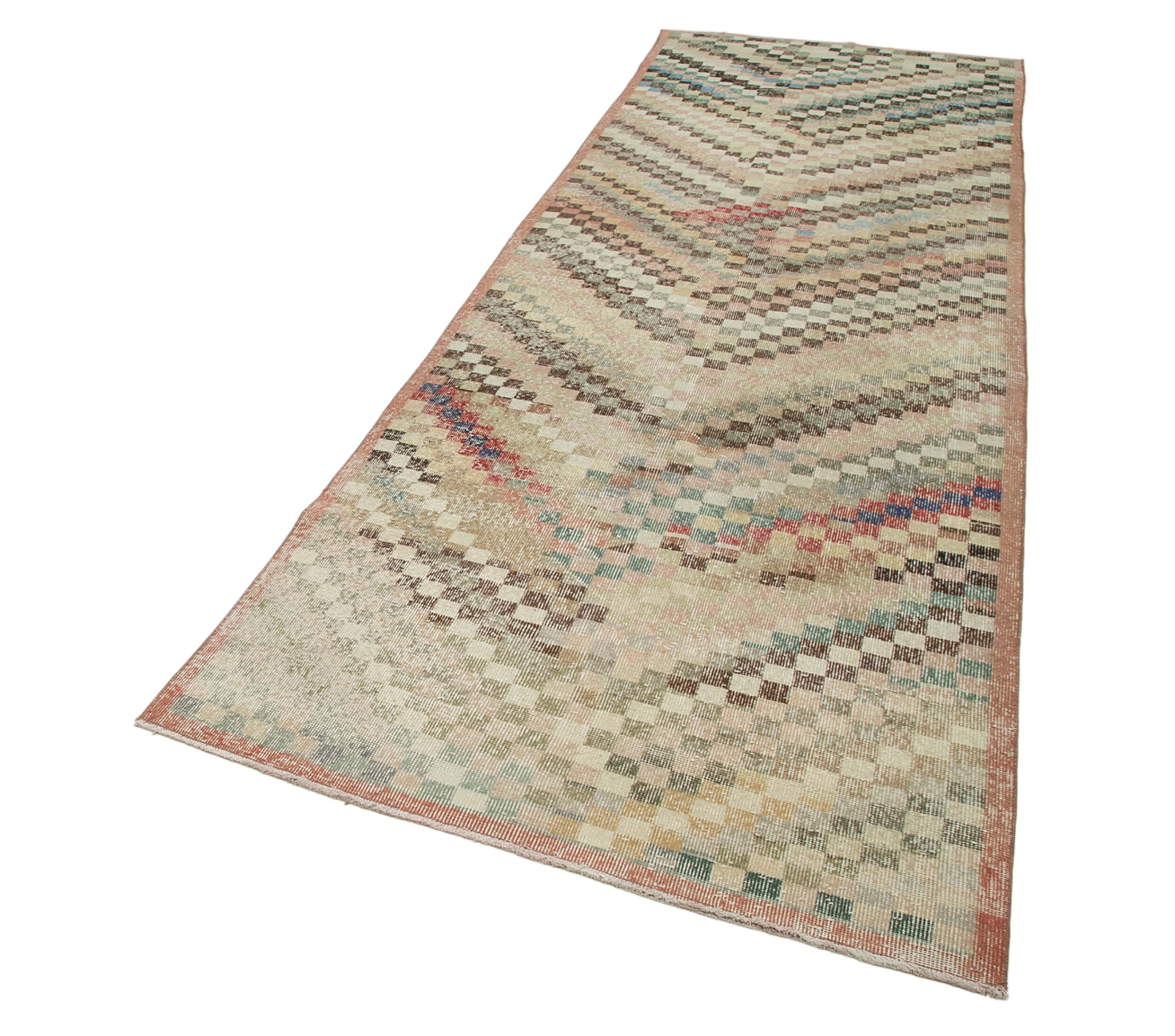 4x12 Multicolor Bohemian Runner Rug - 33097