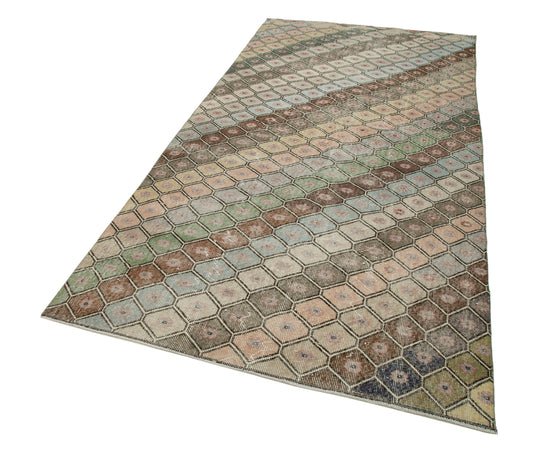5x10 Multicolor Bohemian Runner Rug - 33106