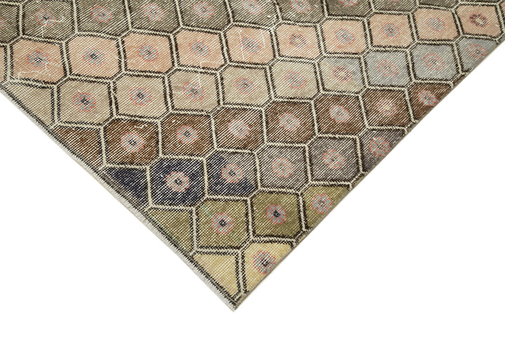 5x10 Multicolor Bohemian Runner Rug - 33106