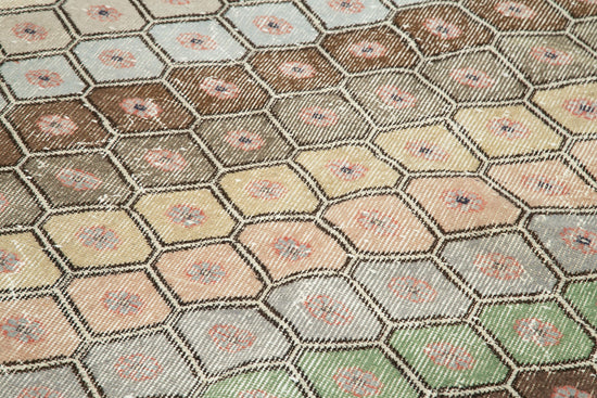 5x10 Multicolor Bohemian Runner Rug - 33106