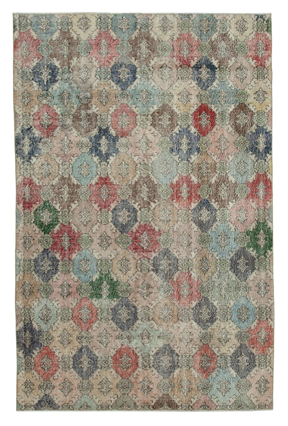 6x9 Multicolor Bohemian Rug  - 33107