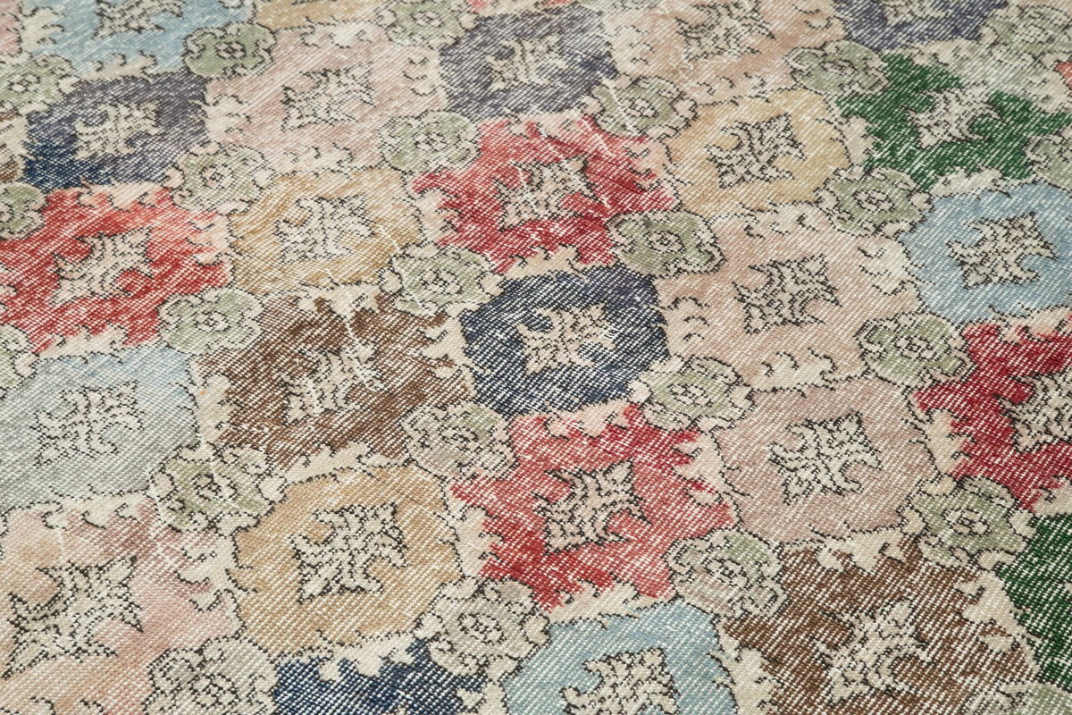 6x9 Multicolor Bohemian Rug  - 33107