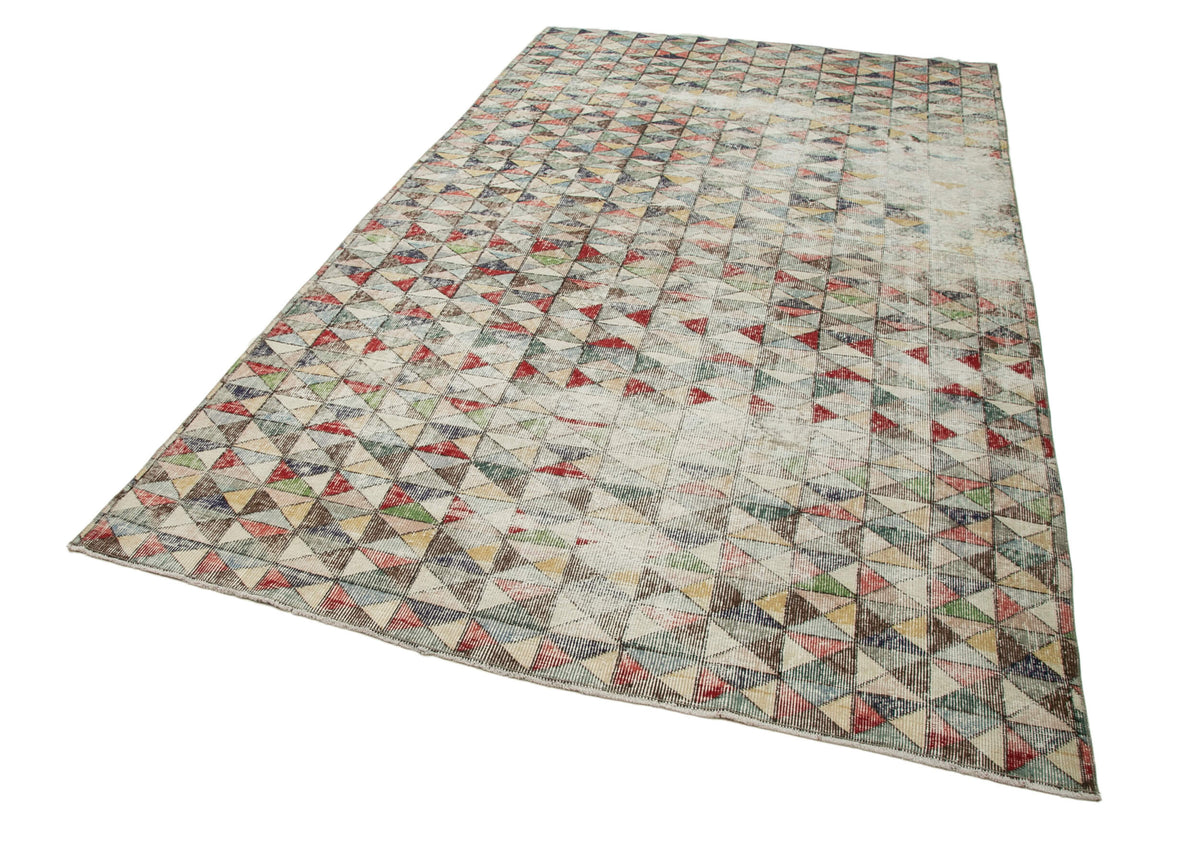 6x10 Multicolor Bohemian Rug  - 33112