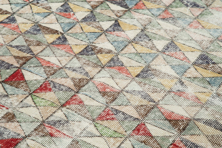 6x10 Multicolor Bohemian Rug  - 33112