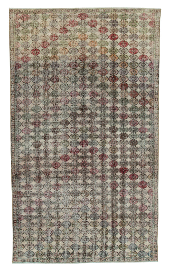 6x10 Multicolor Bohemian Rug  - 33113