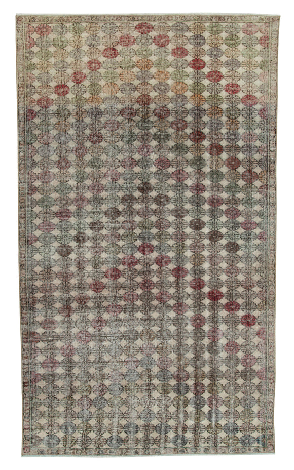 6x10 Multicolor Bohemian Rug  - 33113