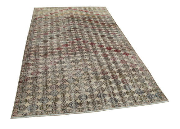 6x10 Multicolor Bohemian Rug  - 33113