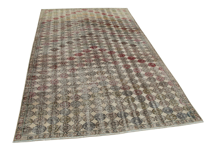 6x10 Multicolor Bohemian Rug  - 33113