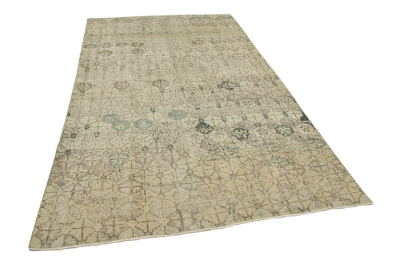 5x9 Beige Bohemian Rug  - 33115