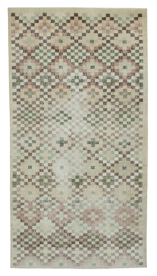 5x10 Beige Bohemian Rug  - 33116