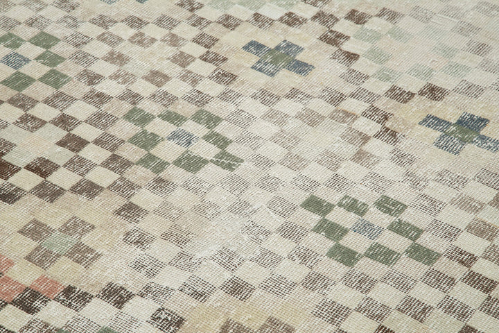 5x10 Beige Bohemian Rug  - 33116