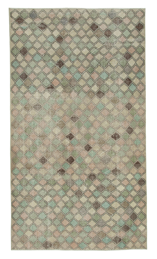 5x10 Beige Bohemian Rug  - 33121