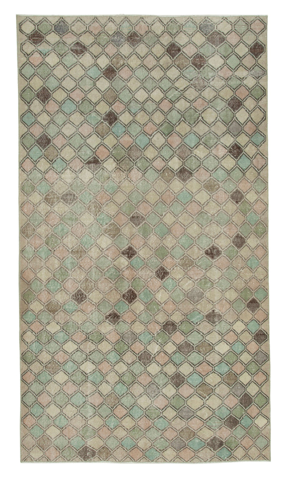 5x10 Beige Bohemian Rug  - 33121