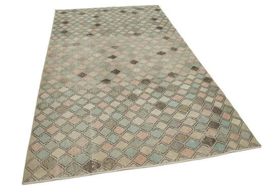 5x10 Beige Bohemian Rug  - 33121