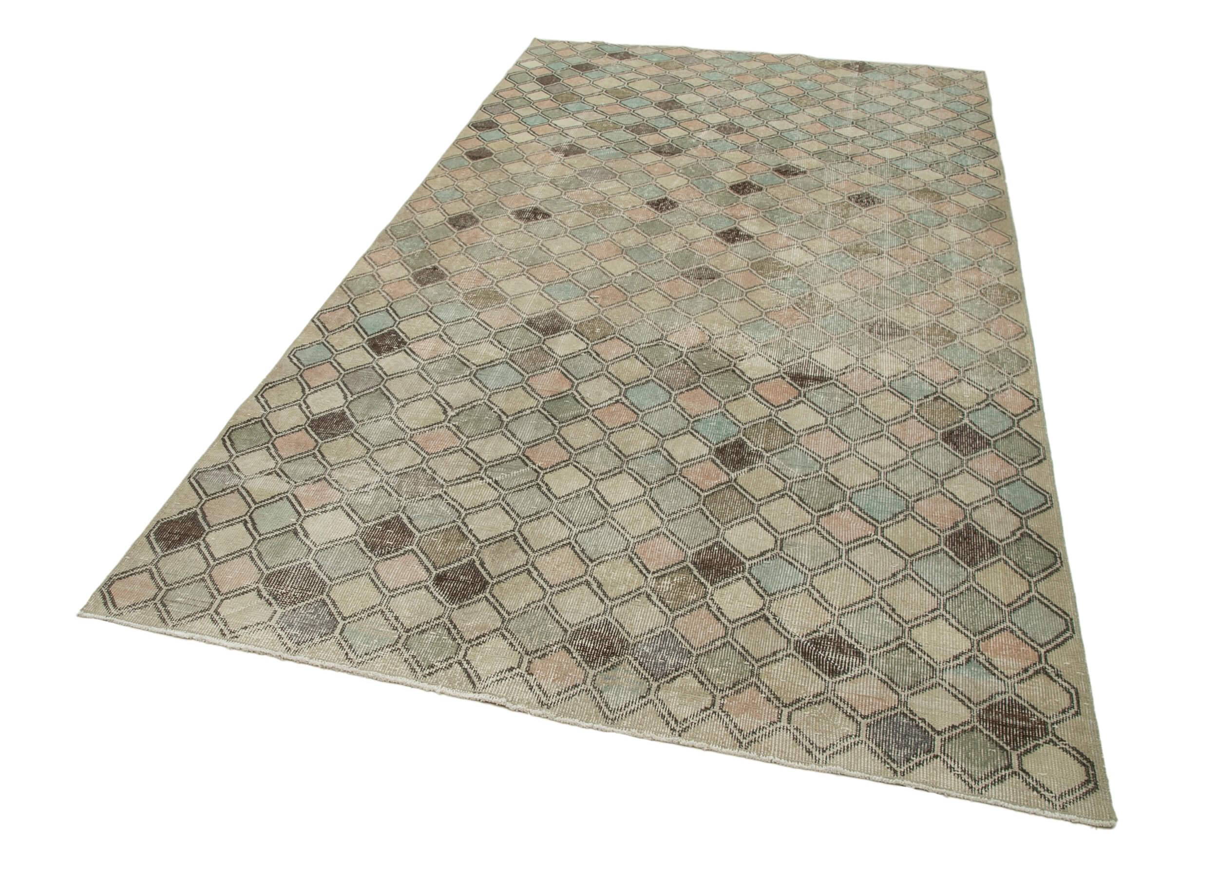 5x10 Beige Bohemian Rug  - 33121