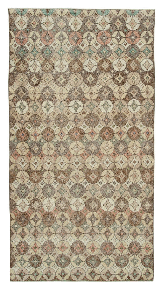 5x9 Brown Bohemian Rug  - 33126