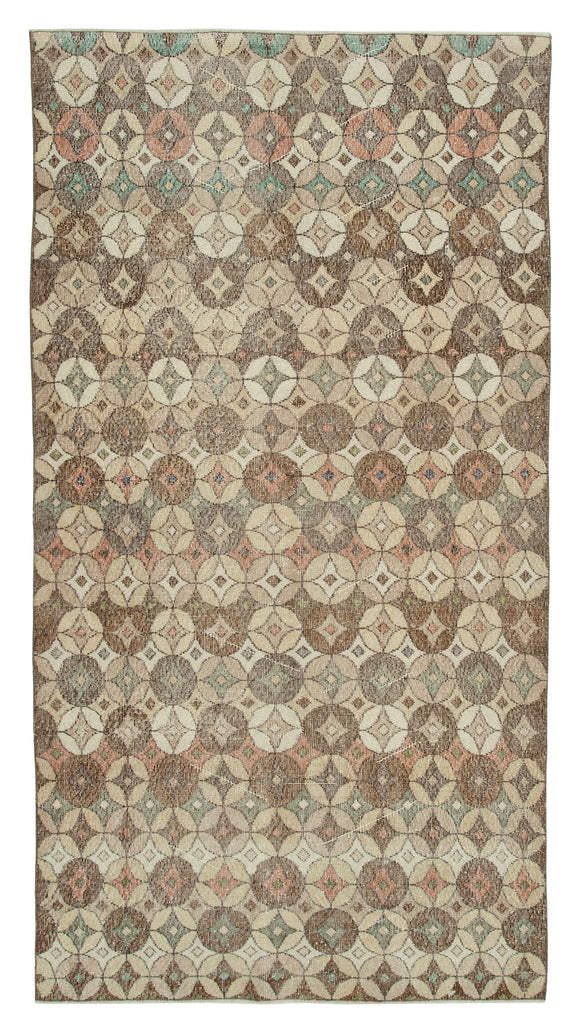 5x9 Brown Bohemian Rug  - 33126