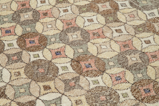 5x9 Brown Bohemian Rug  - 33126