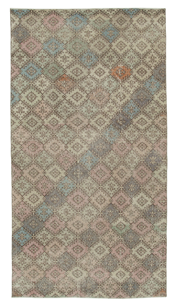 5x9 Multicolor Bohemian Rug  - 33128