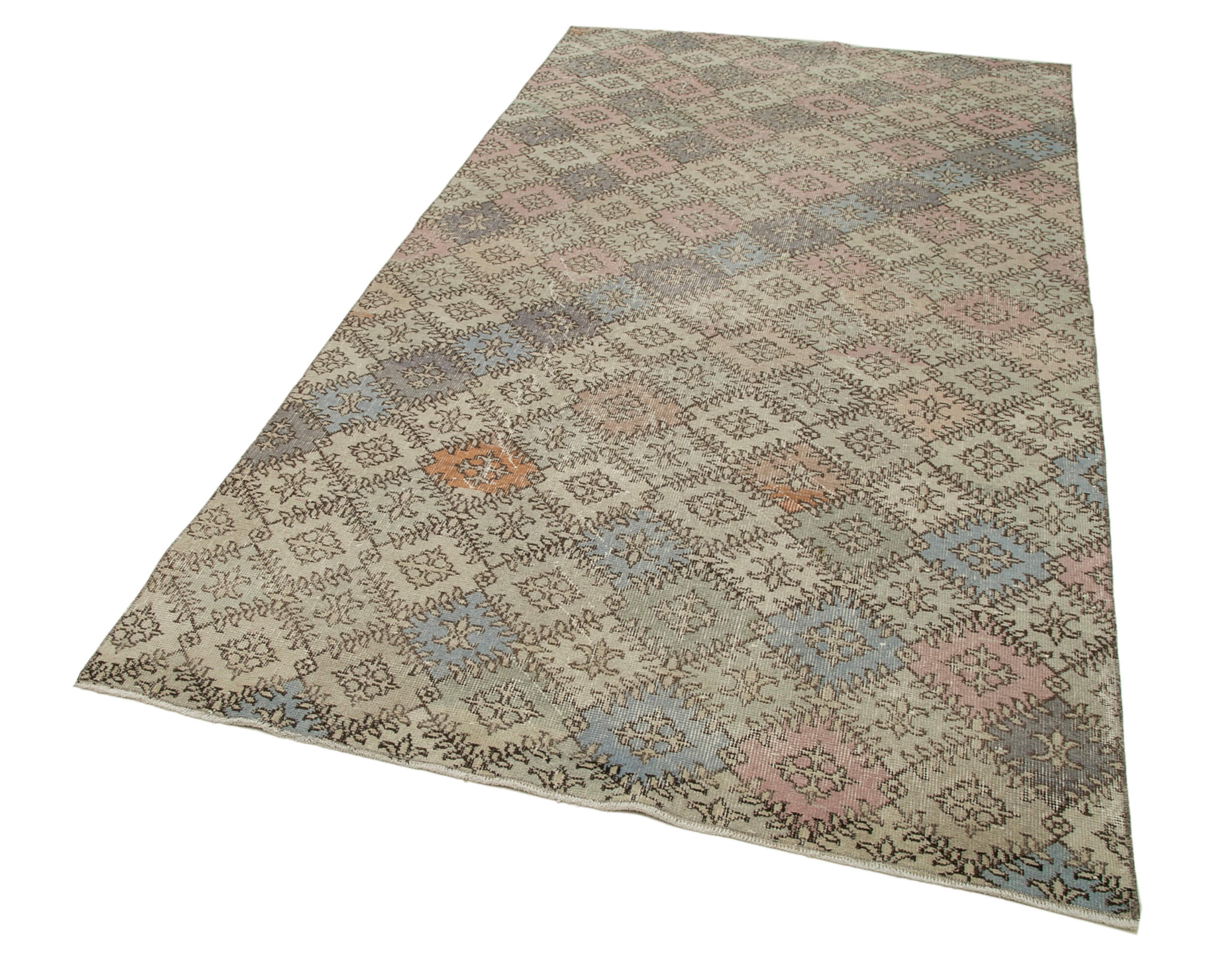 5x9 Multicolor Bohemian Rug  - 33128