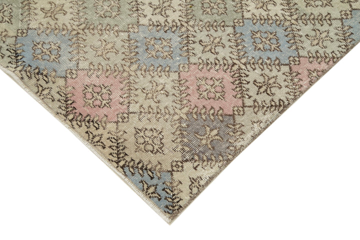 5x9 Multicolor Bohemian Rug  - 33128