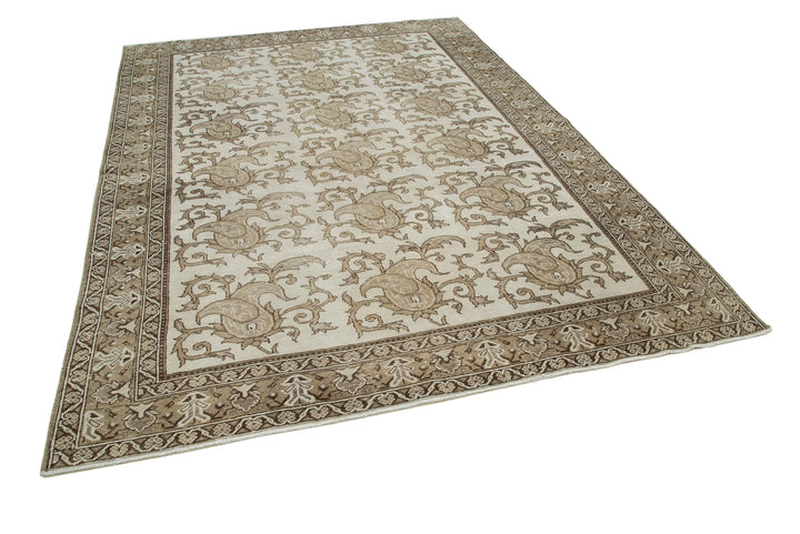 7x10 Brown Bohemian Rug  - 33131