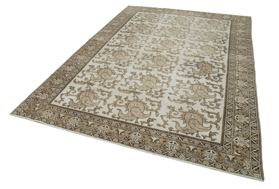 7x10 Brown Bohemian Rug  - 33131