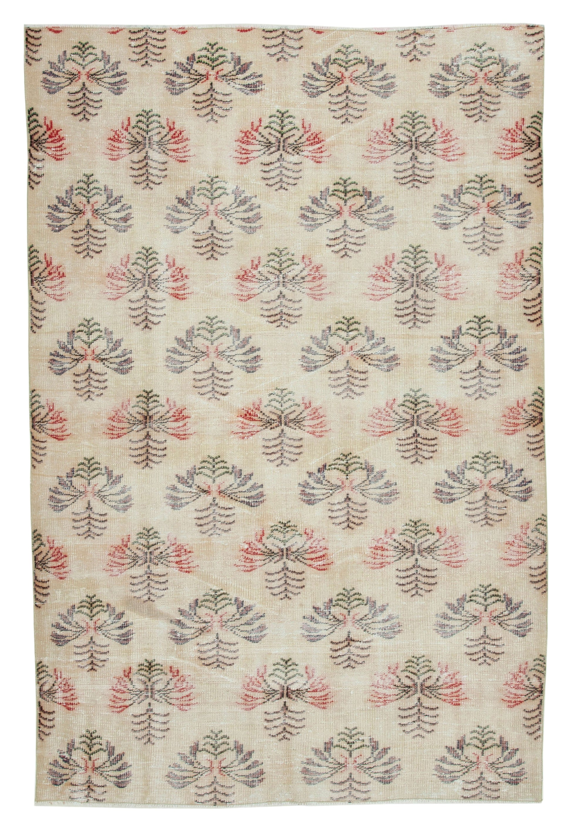 6x8 Yellow Bohemian Rug  - 33144