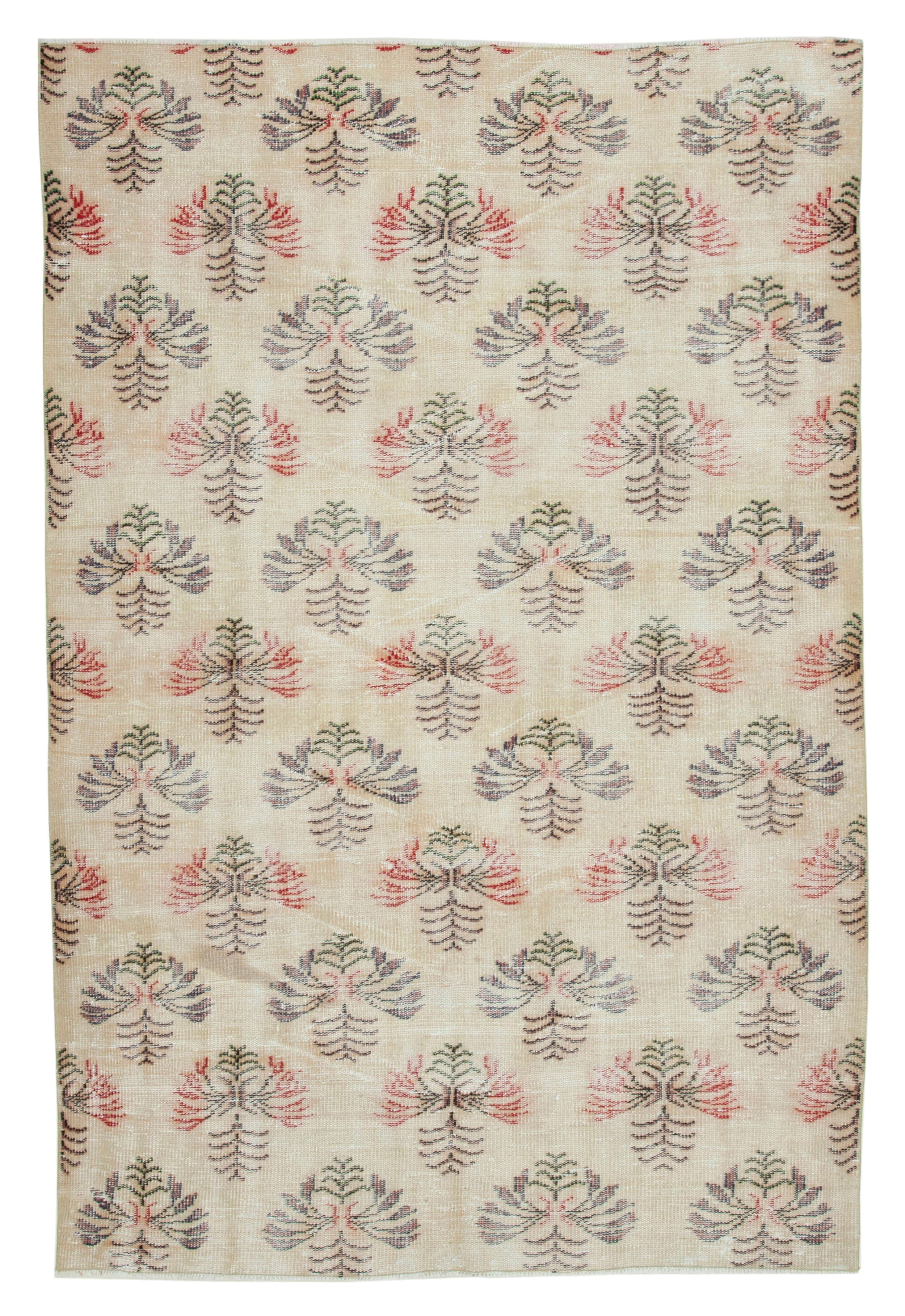 6x8 Yellow Bohemian Rug  - 33144