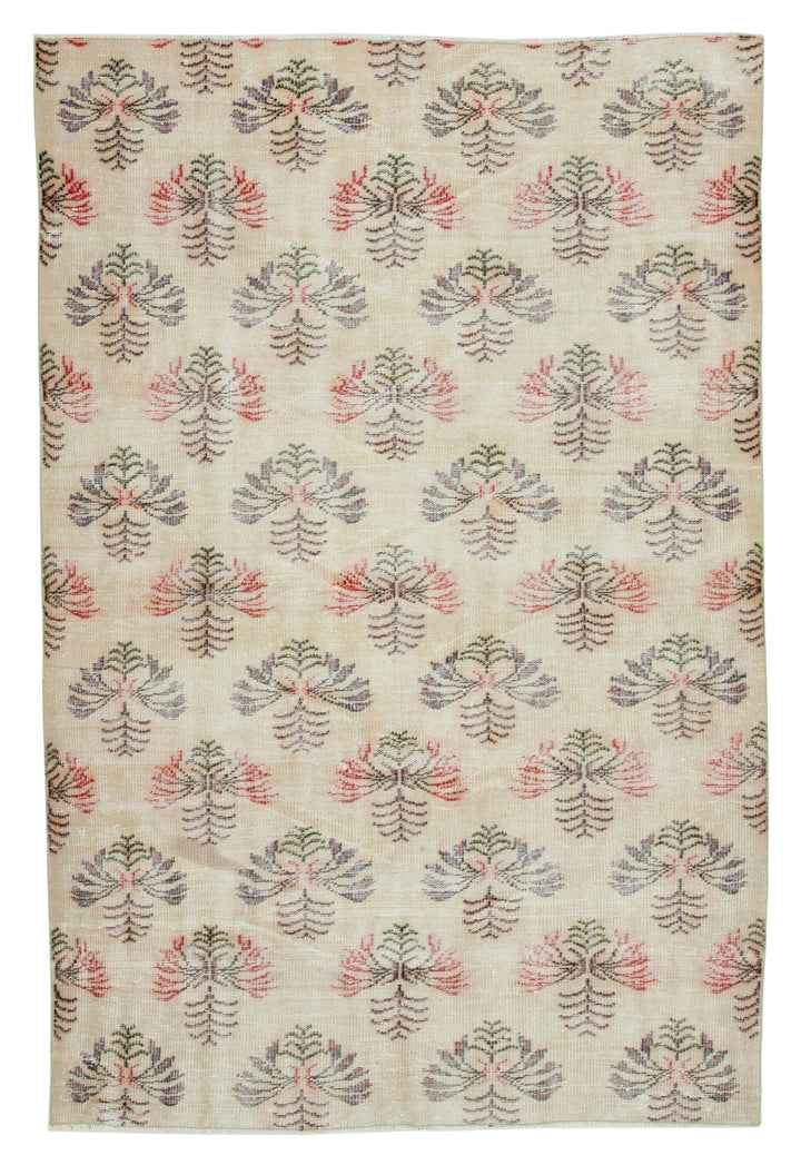 6x8 Yellow Bohemian Rug  - 33144