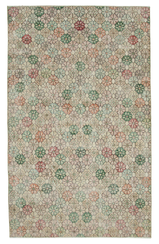 5x8 Multicolor Bohemian Rug  - 33148