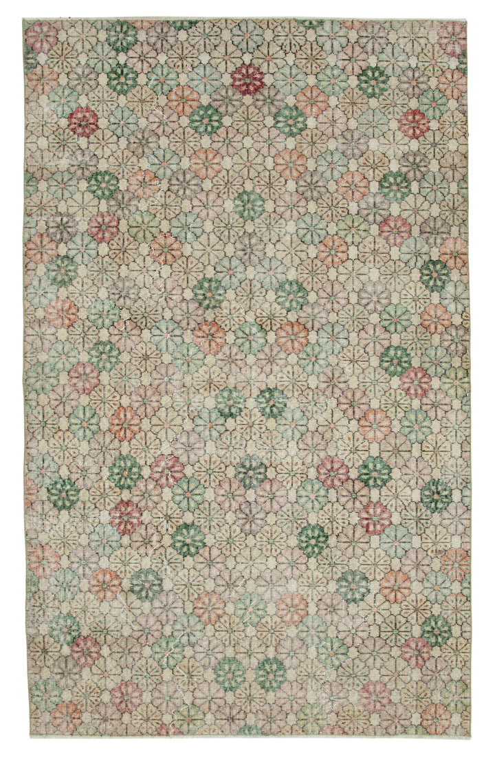 5x8 Multicolor Bohemian Rug  - 33148