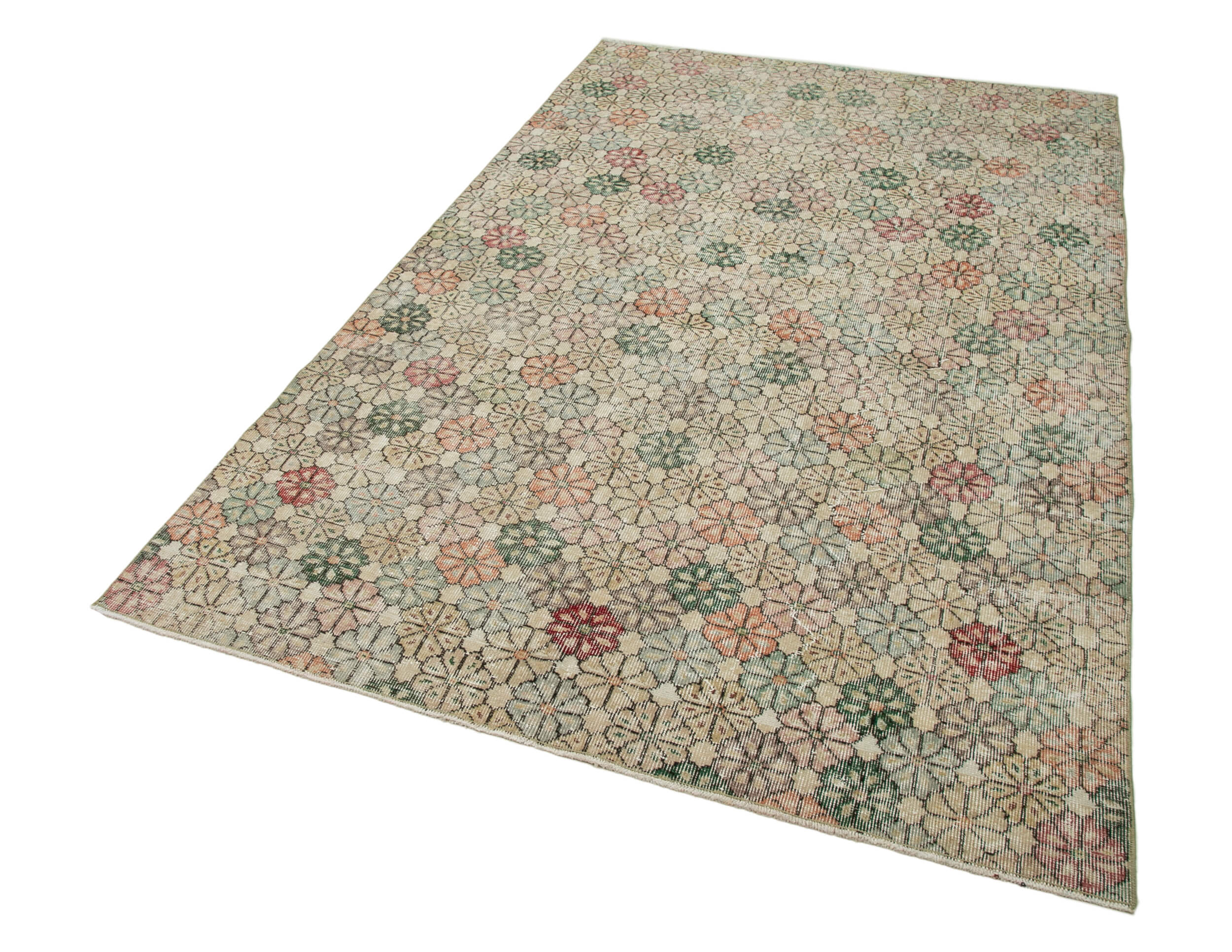 5x8 Multicolor Bohemian Rug  - 33148