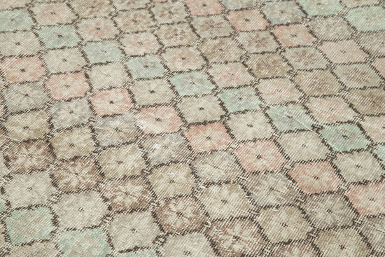 5x9 Beige Bohemian Rug  - 33155