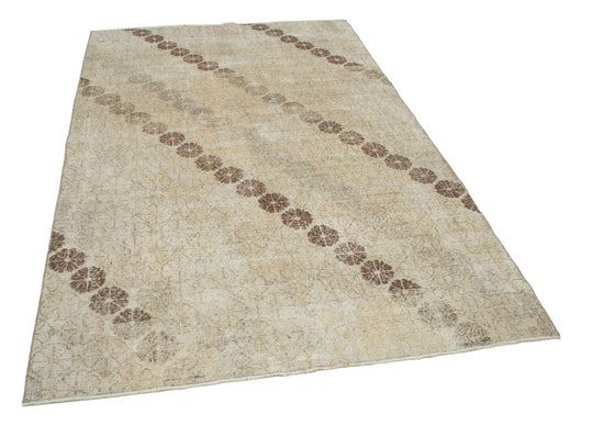 5x8 Beige Bohemian Rug  - 33160