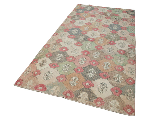 4x9 Multicolor Bohemian Rug  - 33162