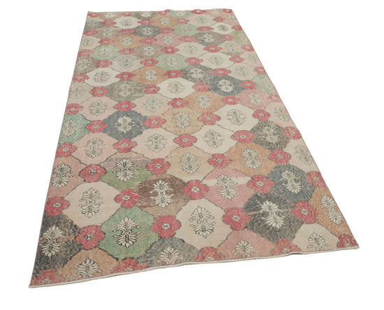 4x9 Multicolor Bohemian Rug  - 33162