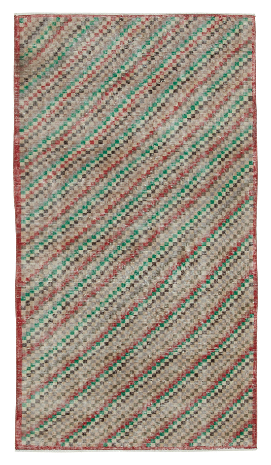 4x7 Red Boho Rug - 33163