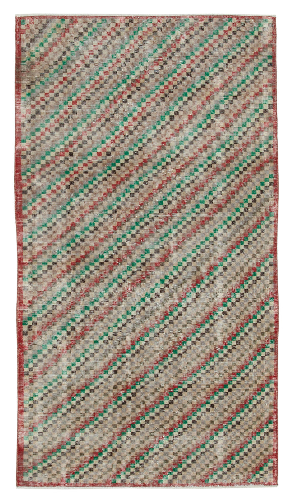 4x7 Red Boho Rug - 33163