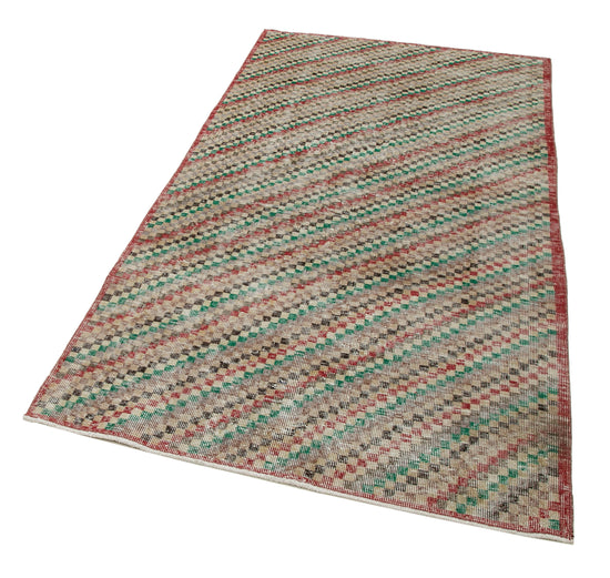 4x7 Red Boho Rug - 33163
