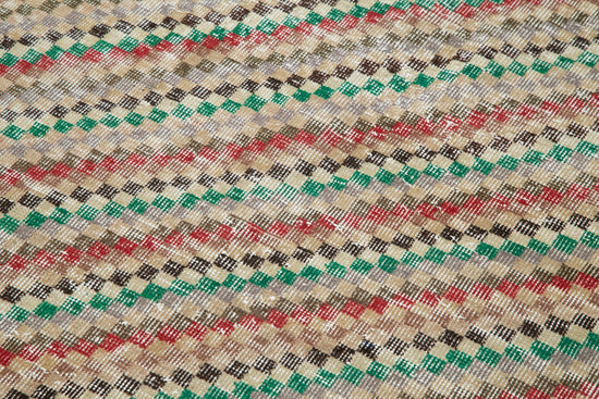 4x7 Red Boho Rug - 33163