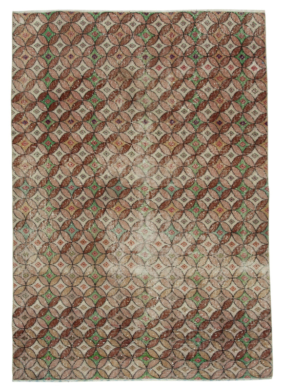 5x7 Multicolor Bohemian Rug  - 33173
