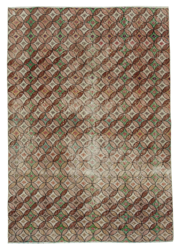 5x7 Multicolor Bohemian Rug  - 33173