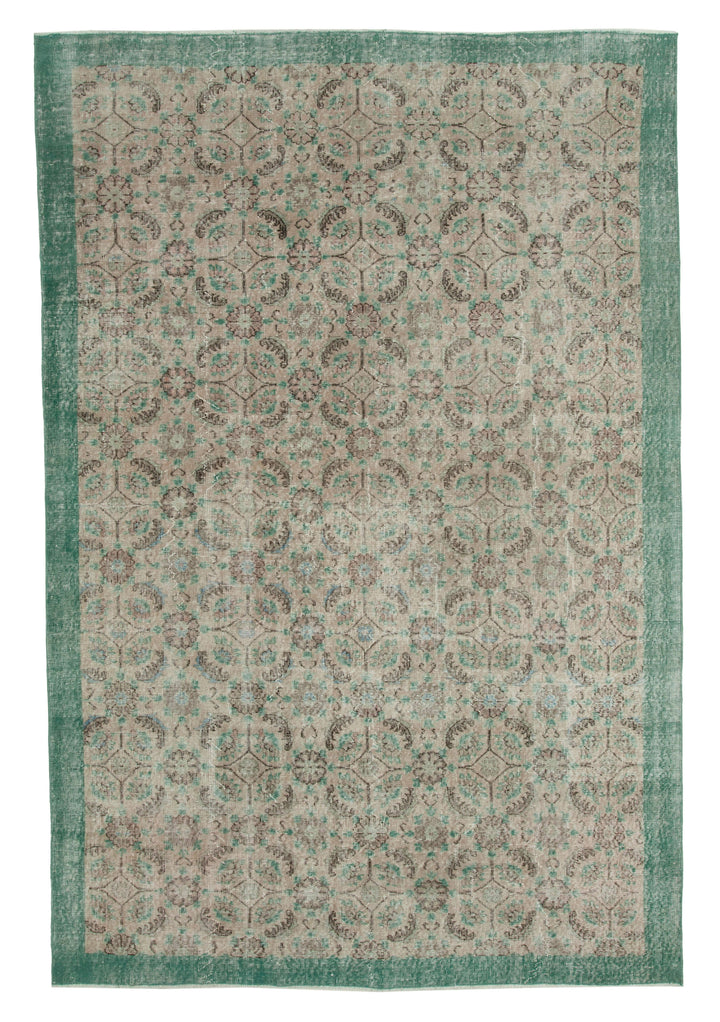 7x10 Beige Bohemian Rug  - 33175