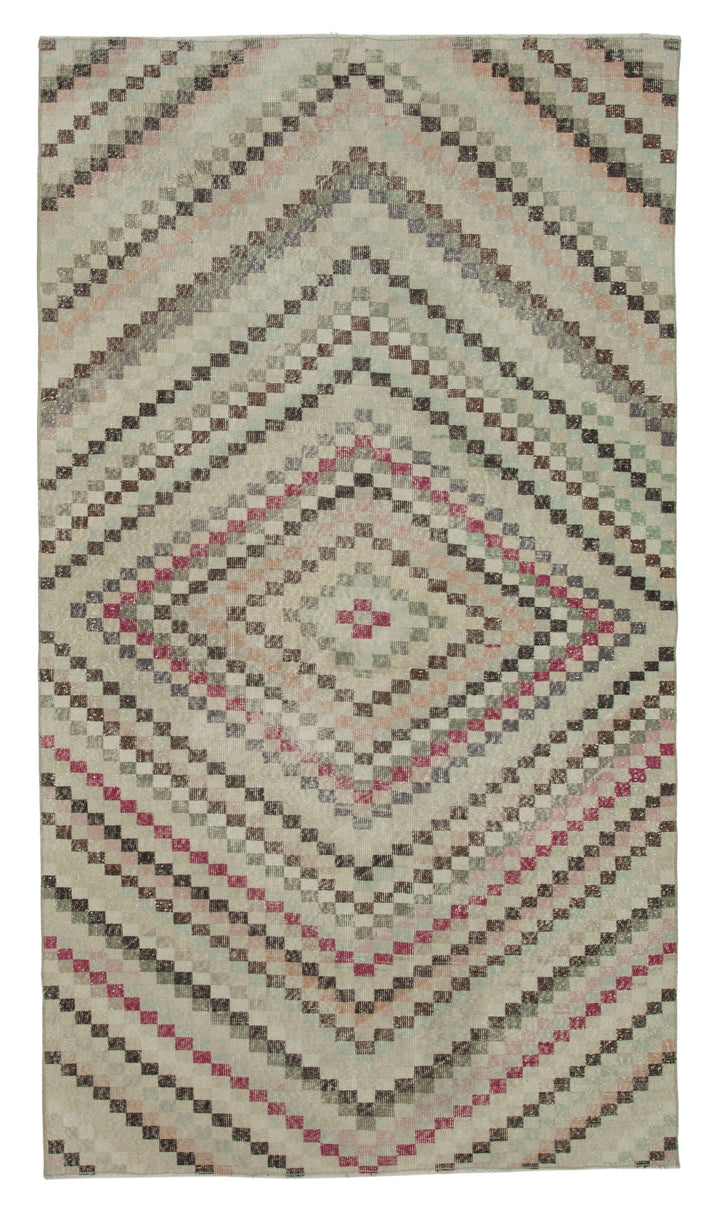 5x10 Beige Bohemian Rug  - 33179