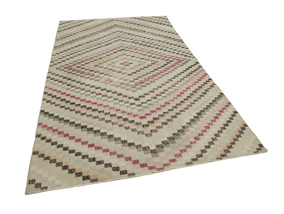 5x10 Beige Bohemian Rug  - 33179