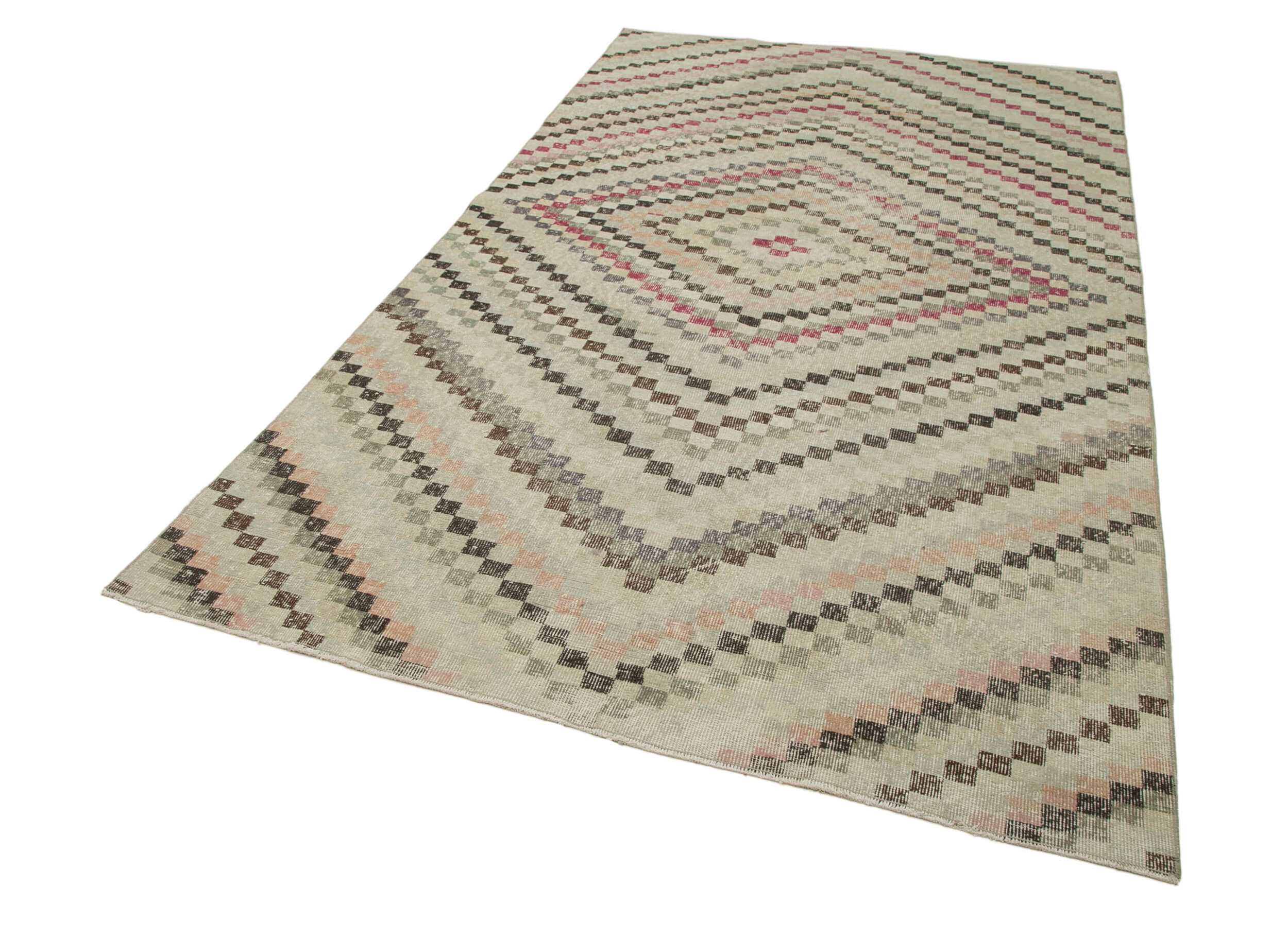 5x10 Beige Bohemian Rug  - 33179