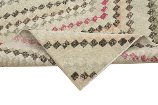 5x10 Beige Bohemian Rug  - 33179