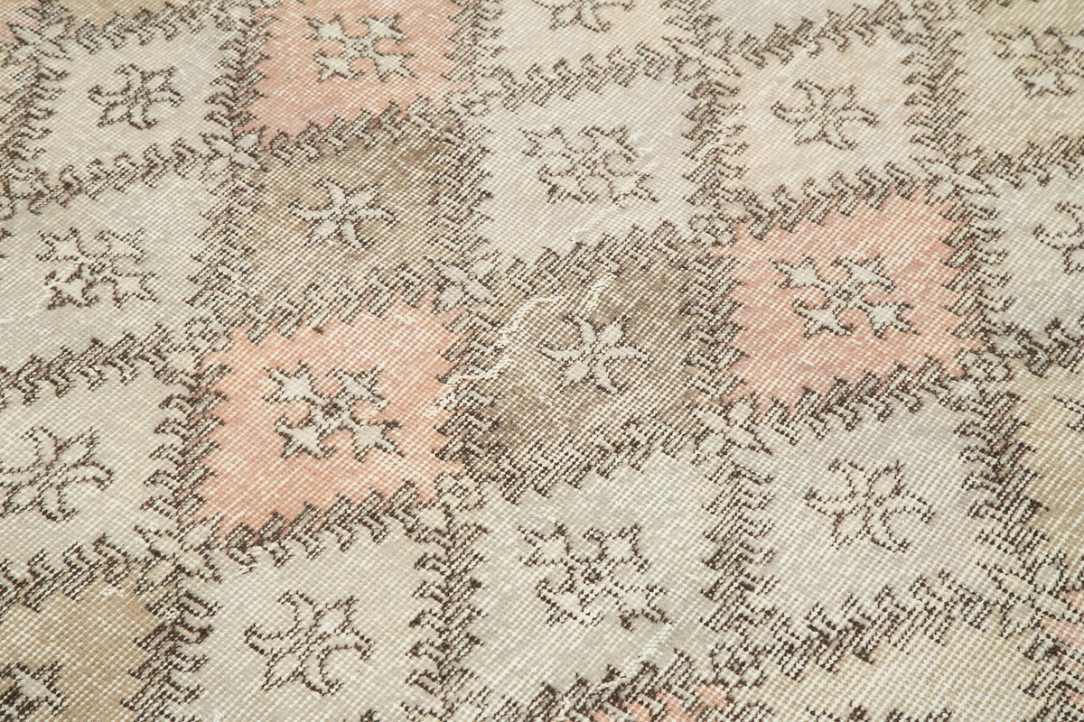 4x9 Beige Bohemian Rug  - 33184