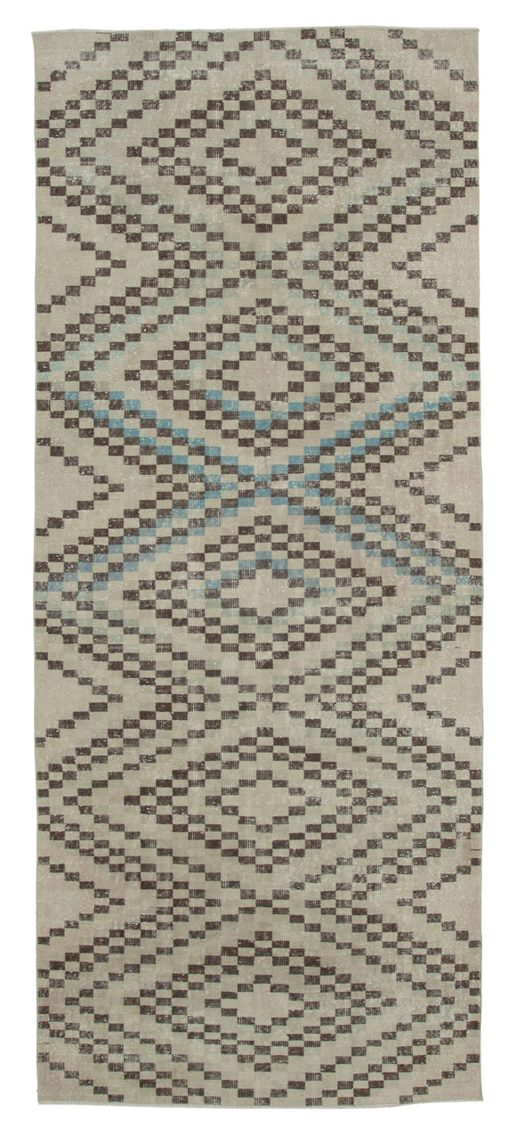 5x11 Beige Bohemian Runner Rug - 33193